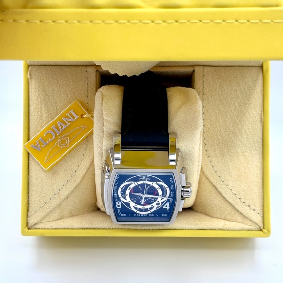 Invicta S1 Rally Tachymeter 44mm Black Dial 100 WR Meter Men's Watch F0042 - Picture 13 of 14